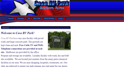 Desktop Screenshot of casarvpark.com